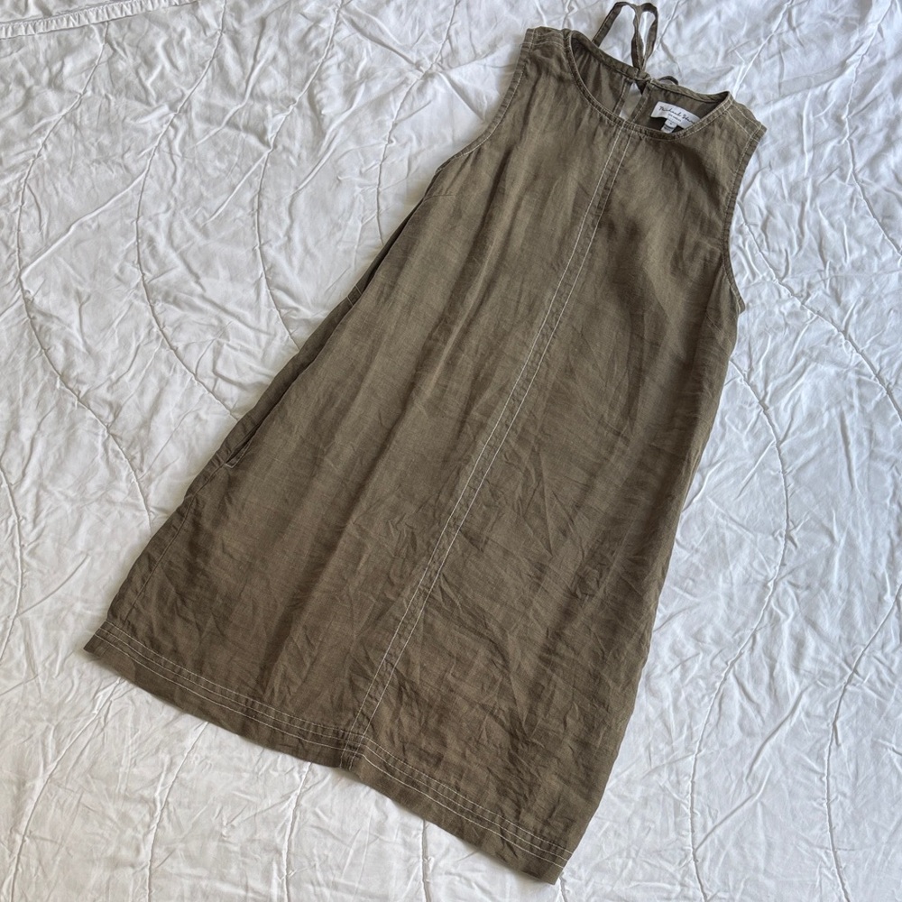 Michael Stars Olive Sleeveless Midi Dress